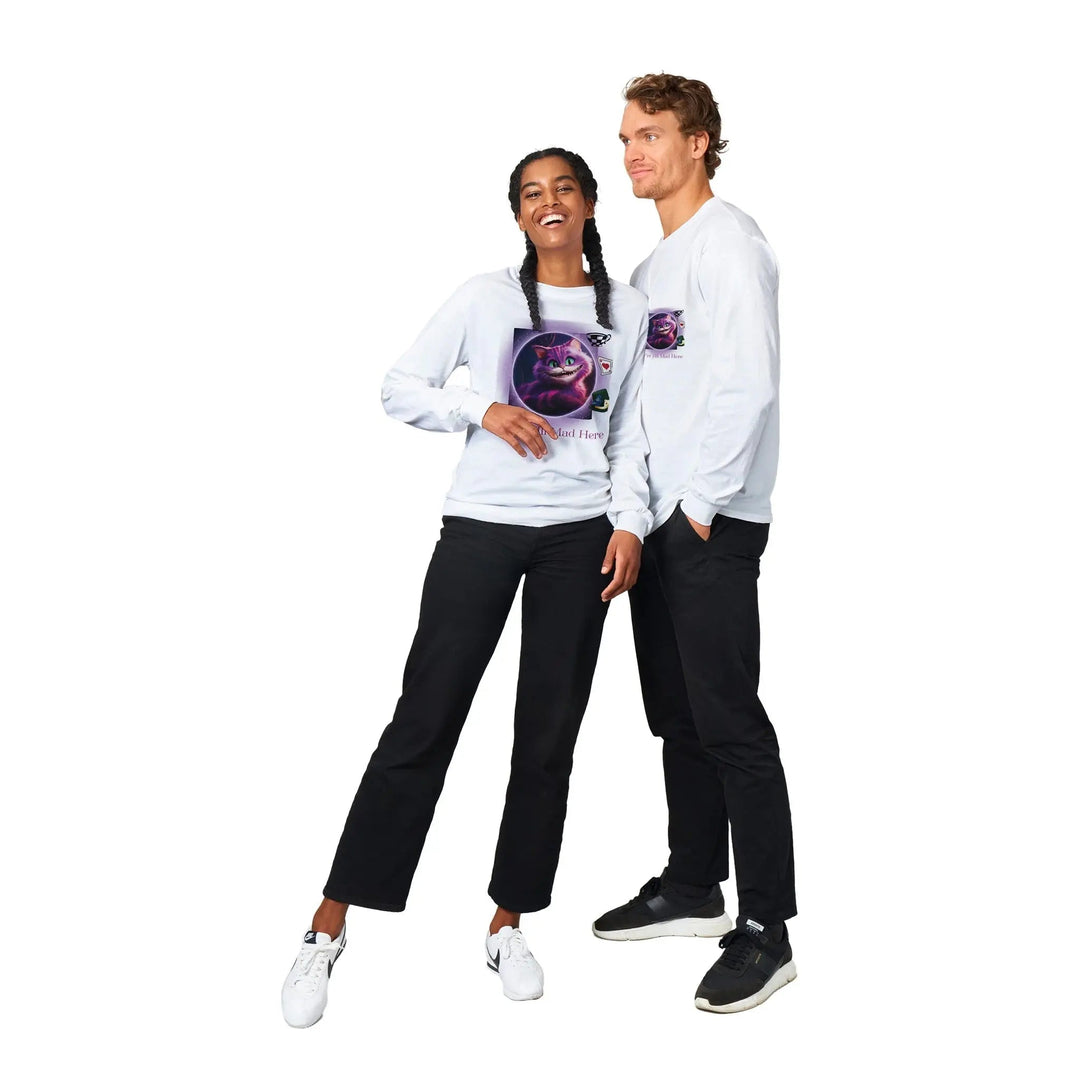 Cheshire Wonder Unisex Long Sleeve T-shirt - Page -Turner Bath & Body